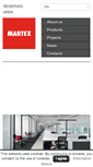 Mobile Screenshot of martex.it